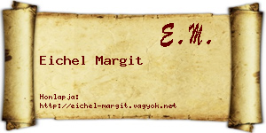 Eichel Margit névjegykártya
